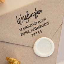 Modern familienaam & retouradres