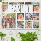 Modern Family 19 Photo Collage Simple Theedoek (Gevouwen)