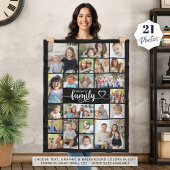 Modern Family 21 Foto's Script Hartnaam Aangepast Fleece Deken