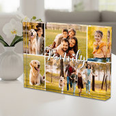 Modern Family 5 Photo Collage Script Heart Fotoblokken