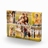 Modern Family 5 Photo Collage Script Heart Fotoblokken (Rechts)