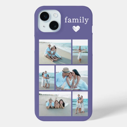Modern Family 6 Foto Paars Case-Mate iPhone Case (Achterkant)