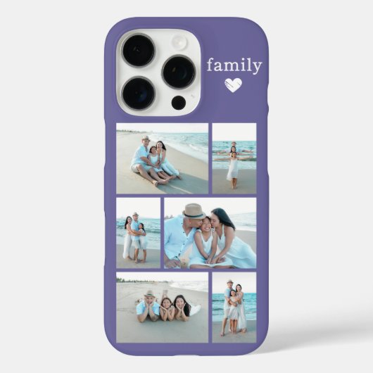 Modern Family 6 Foto Paars Case-Mate iPhone Case (Achterkant)
