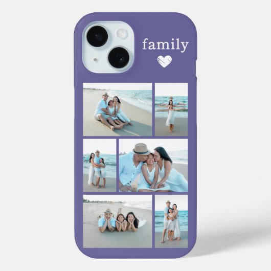 Modern Family 6 Foto Paars Case-Mate iPhone Case (Achterkant)