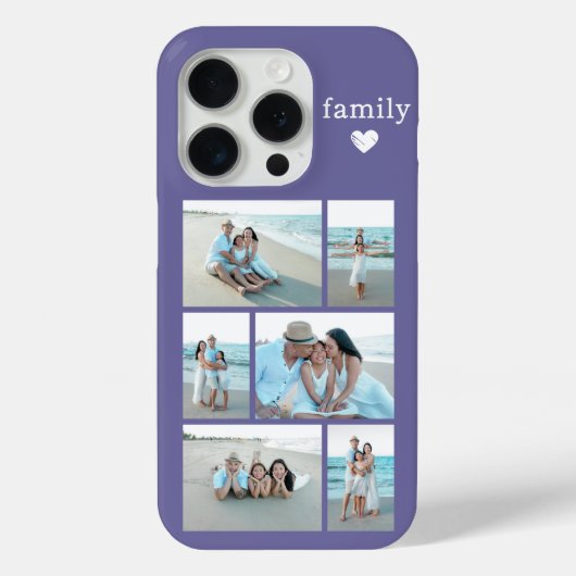 Modern Family 6 Foto Paars Case-Mate iPhone Case (Achterkant)