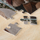 Modern Family 6 Fotocollage Sage Green Keepsake Legpuzzel (Zijkant)