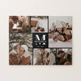 Modern Family 6 Photo Collage Black Keepsake Legpuzzel