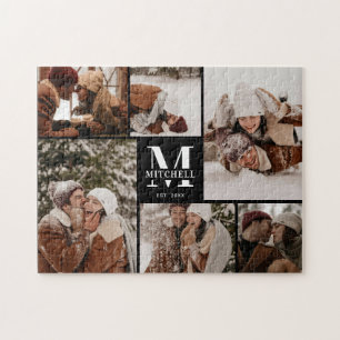 Modern Family 6 Photo Collage Black Keepsake Legpuzzel