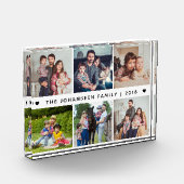 Modern Family 6 Pictures Collage Heart Typography Fotoblokken (Links)