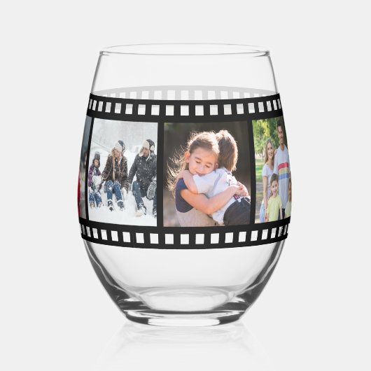 Modern Family  Filmstrip Foto Wijnglas Zonder Voet (Achterkant)