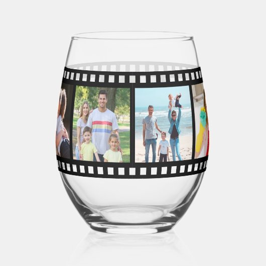 Modern Family  Filmstrip Foto Wijnglas Zonder Voet (Rechts)