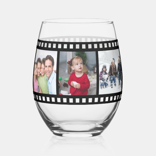 Modern Family  Filmstrip Foto Wijnglas Zonder Voet (Links)