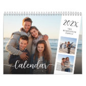 Modern Family Foto's Script Overlay 2026 Kalender (Hoes)