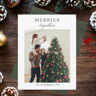 Modern Family Fotoscript Vrolijk Kerstfeest Feestdagenkaart