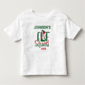 Modern Family Matching Elf Squad Kerstmis Kinder Shirts (Voorkant)