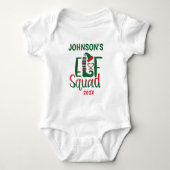 Modern Family Matching Elf Squad Kerstmis Romper (Voorkant)