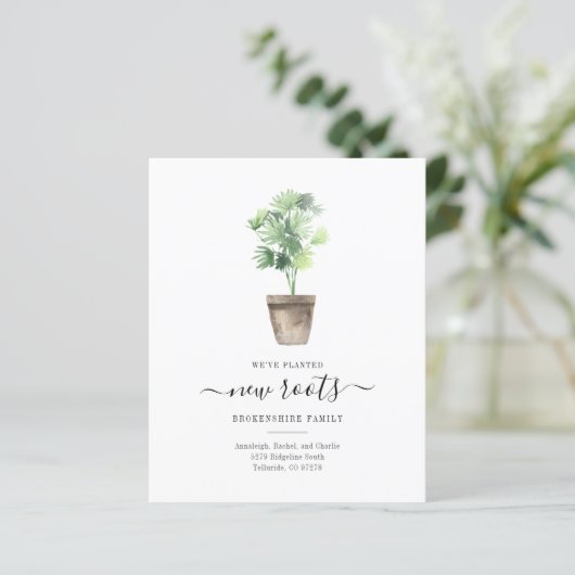 Modern Family Moving Aankondiging (Staand voorkant)