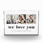 Modern Family Photo Collage voor mam Fotoblokken (Voorkant)