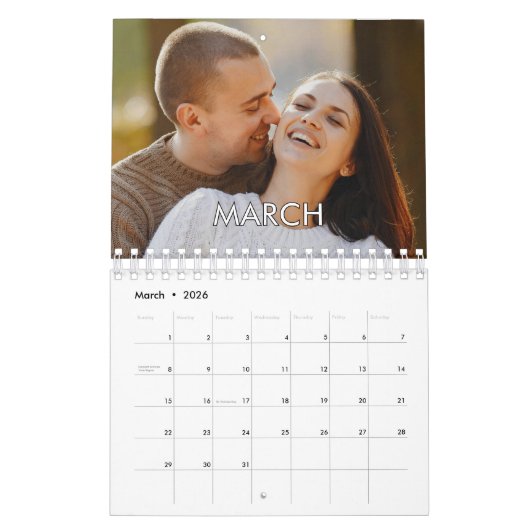 Modern Family Photo Holiday Gift Kalender (Mar 2026)