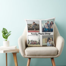Modern Family Photo Pillow - "Familie is alles