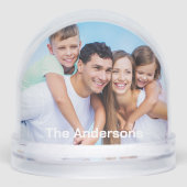 Modern Family Photo with Name  Sneeuwbol (Voorkant)
