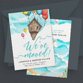 Modern Fantasy verhuizen naar huis Nieuw adres Wat Aankondiging