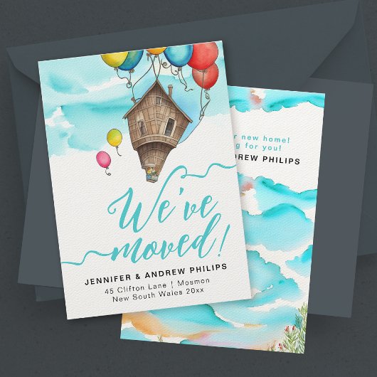 Modern Fantasy verhuizen naar huis Nieuw adres Wat Aankondiging