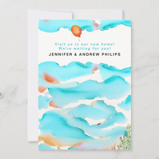 Modern Fantasy verhuizen naar huis Nieuw adres Wat Aankondiging (Achterkant)