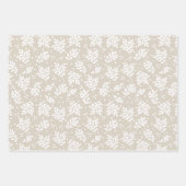 Modern Farmhouse Beige Holiday Gift Inpakpapier Vel (Voorkant 2)