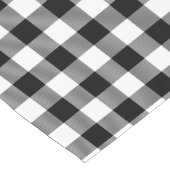 Modern Farmhouse Black and White Buffalo Plays Lange Tafelloper (Hoek)