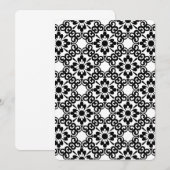 MODERN FARMHOUSE BLACK EN WITTE TEGEL KAART (Voorkant / Achterkant)