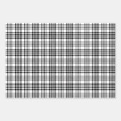 Modern Farmhouse Charm Black White Pset Inpakpapier Vel (Voorkant)