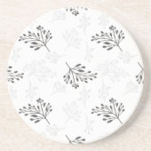 Modern Farmhouse Decorative Coaster - Rustic Chic Zandsteen Onderzetter (Voorkant)