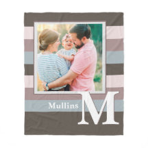 Modern Farmhouse Familienaam Foto Monogram