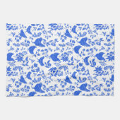 Modern Farmhouse Folk Art Chickens & Botanicals Theedoek (Horizontaal)