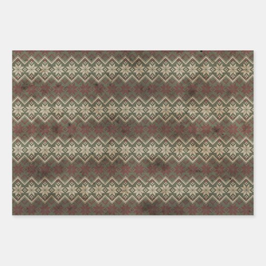 Modern Farmhouse Holiday Inpakpapier Vel (Voorkant 3)