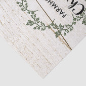 Modern Farmhouse kerstmis Rustic Wood Tissuepapier (Detail)