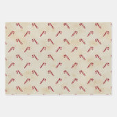 Modern Farmhouse-kerstsnoepriet Inpakpapier Vel (Voorkant)