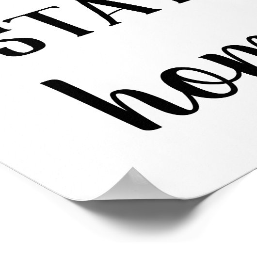 Modern Farmhouse Laten we thuis afdrukken Poster (Hoek)