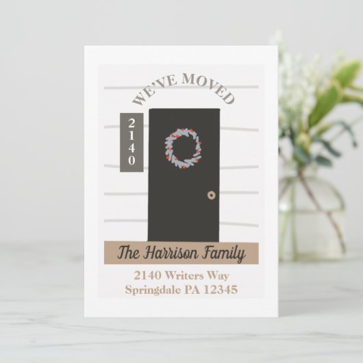 Modern Farmhouse Moving Aankondiging (Staand voorkant)