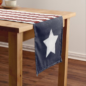 Modern Farmhouse Patriotic Americana 4 juli Korte Tafelloper (Voorbeeld)