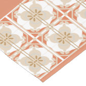 Modern Farmhouse Red en Beige Korte Tafelloper (Hoek)