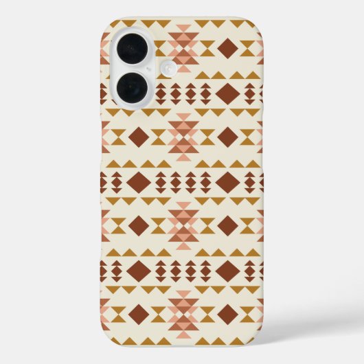 Modern Farmhouse Rustic Terracotta Geometric Art Case-Mate iPhone Case (Achterkant)