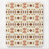 Modern Farmhouse Rustic Terracotta Geometric Art Muismat (Voorkant)