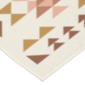 Modern Farmhouse Rustic Terracotta Geometric Art Tafelkleed (Gekanteld)