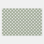 Modern Farmhouse Sage Green Holiday Gift Inpakpapier Vel (Voorkant)