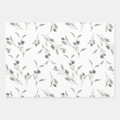 Modern Farmhouse Sage Green Kerstmis Inpakpapier Vel (Voorkant 3)