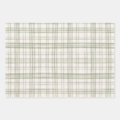 Modern Farmhouse Sage Green Kerstmis Inpakpapier Vel (Voorkant)