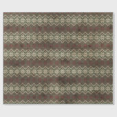 Modern Farmhouse Snowflake Pattern Cadeaupapier (Vlak)