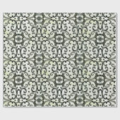 Modern Farmhouse Swirls Black n White Decoupage Cadeaupapier (Vlak)